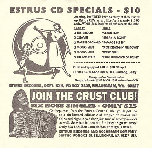 Various : Estrus Gearbox (CD, Comp + Box)