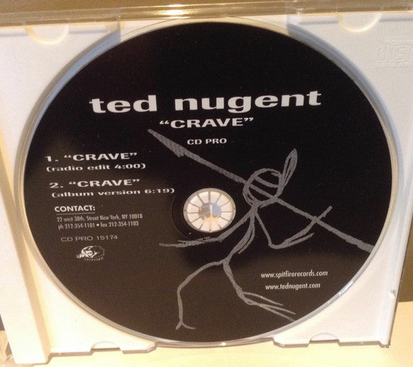 Ted Nugent : Crave (CD, Single, Promo)