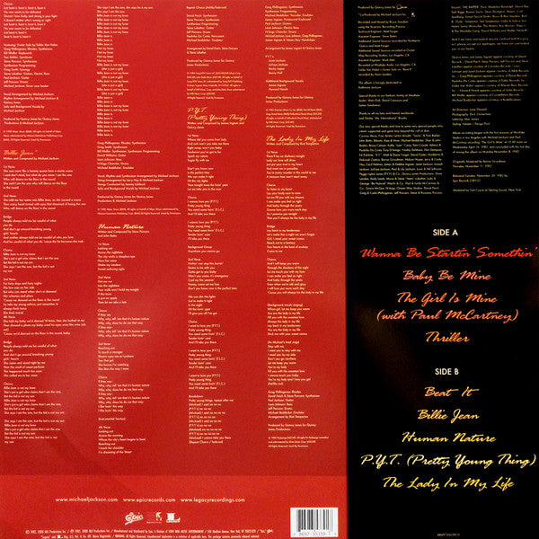 Michael Jackson : Thriller (LP, Album, Pic, RE)