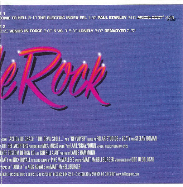 The Hellacopters : Grande Rock (CD, Album)