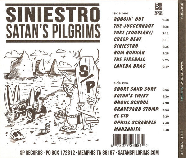 Satan's Pilgrims : Siniestro (CD, Album)
