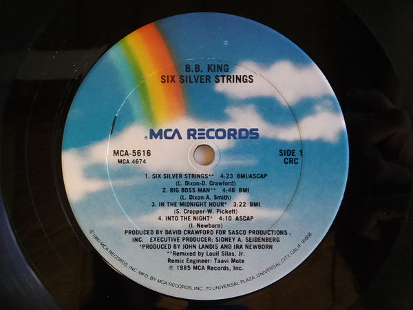 B.B. King : Six Silver Strings (LP, Album, Club)