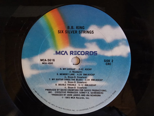 B.B. King : Six Silver Strings (LP, Album, Club)
