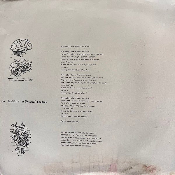 GC: 1693 / The Institute Of Unusual Studies : I'll Come Running / My Baby She Moves So Slow (7")