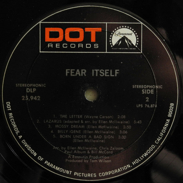 Fear Itself (2) : Fear Itself (LP, Album, Mon)