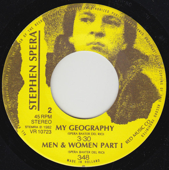 Stephen Spera : Sound Of The Crowd (7")