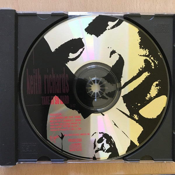 Keith Richards : Take It So Hard (CD, Single, Promo)