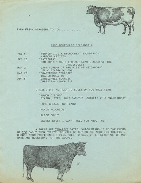 Various : Terminal City Ricochet - Original Motion Picture Soundtrack (LP, Comp, TP)