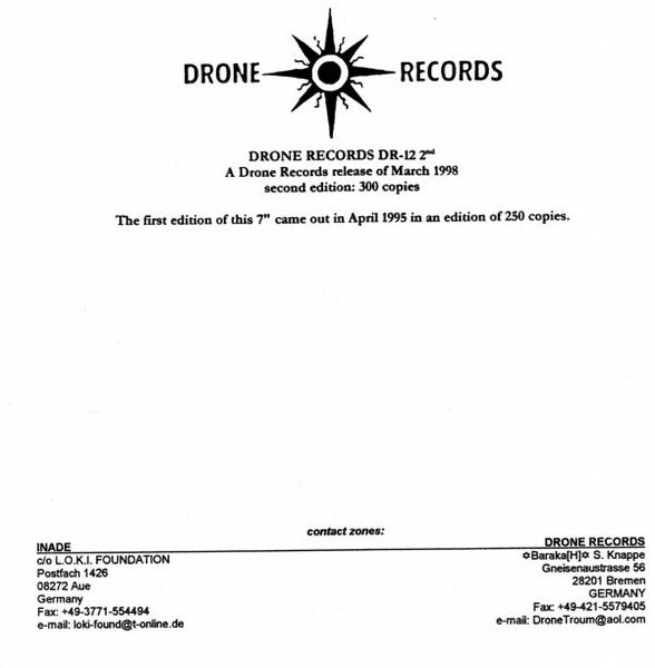 Inade : The Axxiarm Plains (7", EP, Ltd, RP, Cle)
