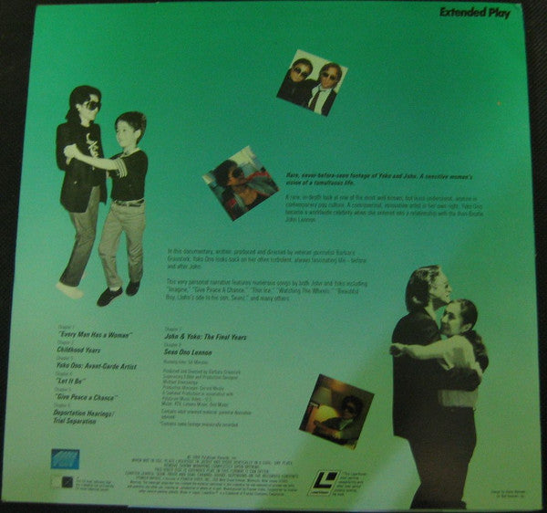 Yoko Ono : Then & Now (Laserdisc, 12", S/Sided, NTSC)