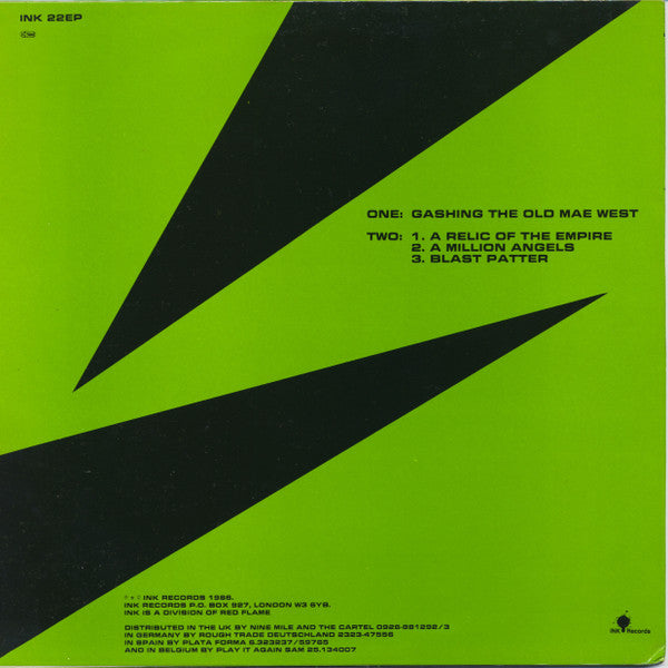 Severed Heads : Gashing The Old Mae West (12", EP, Ltd)