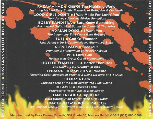 Various : Dressed To Kill - An Independent Tribute To Kiss (CD, Comp)