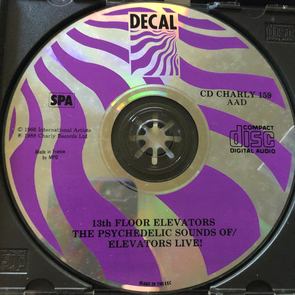 13th Floor Elevators : The Psychedelic Sounds Of / Elevators Live! (CD, Comp)