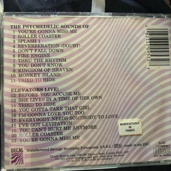 13th Floor Elevators : The Psychedelic Sounds Of / Elevators Live! (CD, Comp)