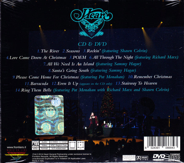 Heart & Friends : Home For The Holidays (CD, Album + DVD-V, NTSC + Dlx, Dig)