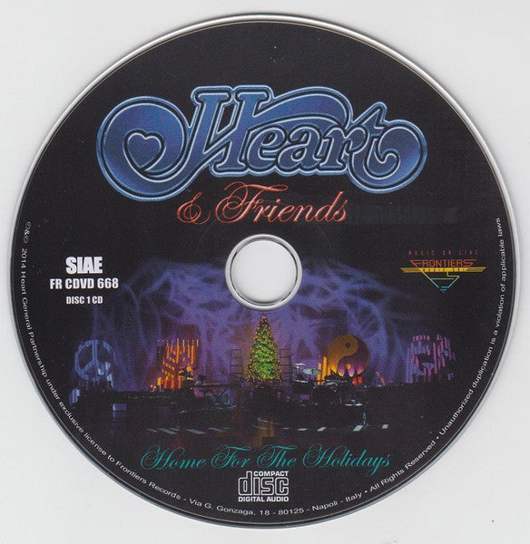 Heart & Friends : Home For The Holidays (CD, Album + DVD-V, NTSC + Dlx, Dig)
