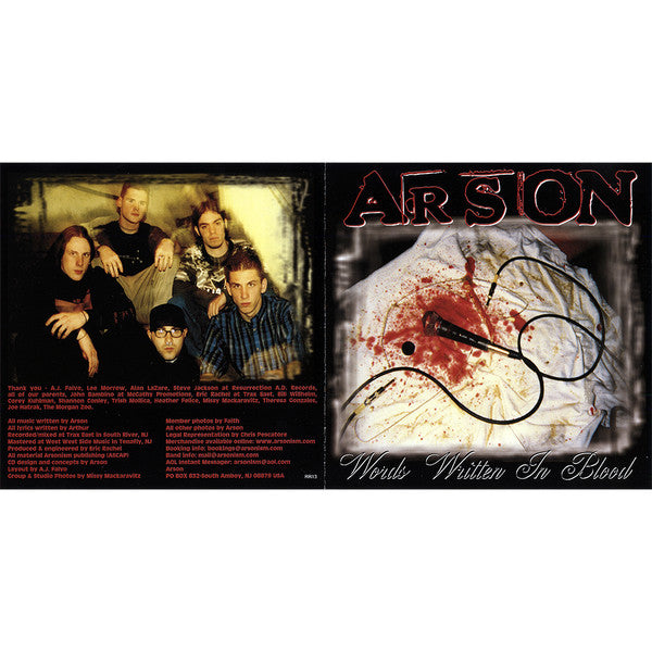Arson (3) : Words Written In Blood (CD, EP)