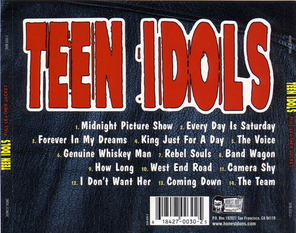 Teen Idols : Full Leather Jacket (CD, Album)