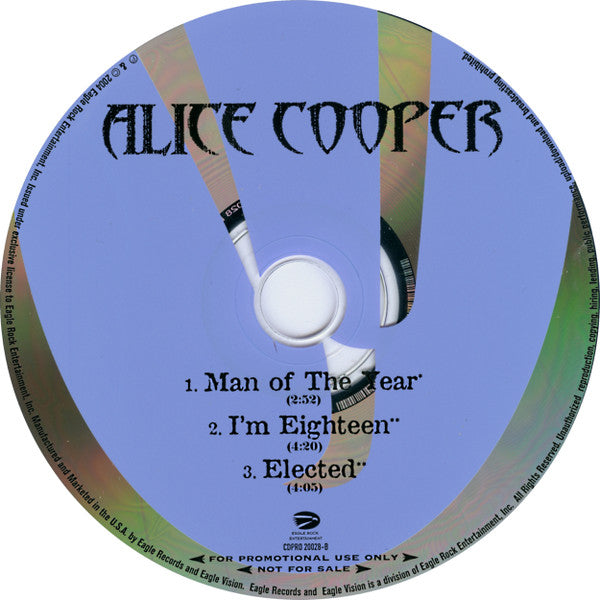 Alice Cooper (2) : Man Of The Year (CD, Single, Promo)