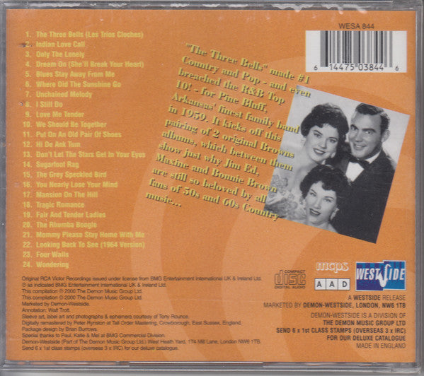 The Browns (3) : Sweet Sounds By The Browns & Grand Ole Opry Favorites (CD, Comp)