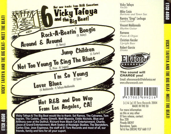 Vicky Tafoya And The Big Beat : Meet The Beat! (CD, MiniAlbum)