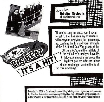 Vicky Tafoya And The Big Beat : Meet The Beat! (CD, MiniAlbum)