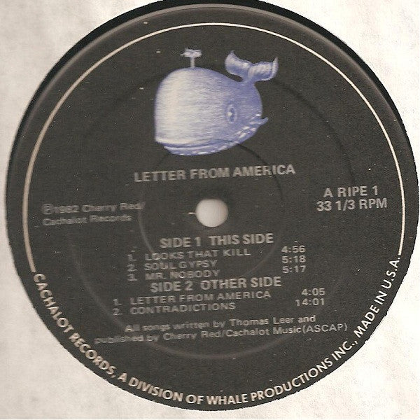 Thomas Leer : Letter From America (2xLP, Album)