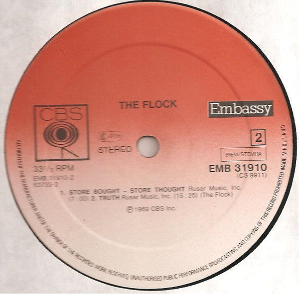 The Flock : The Flock (LP, Album, RE)
