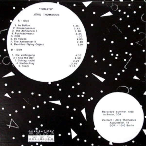 Jörg Thomasius : Tomato (LP, Album)