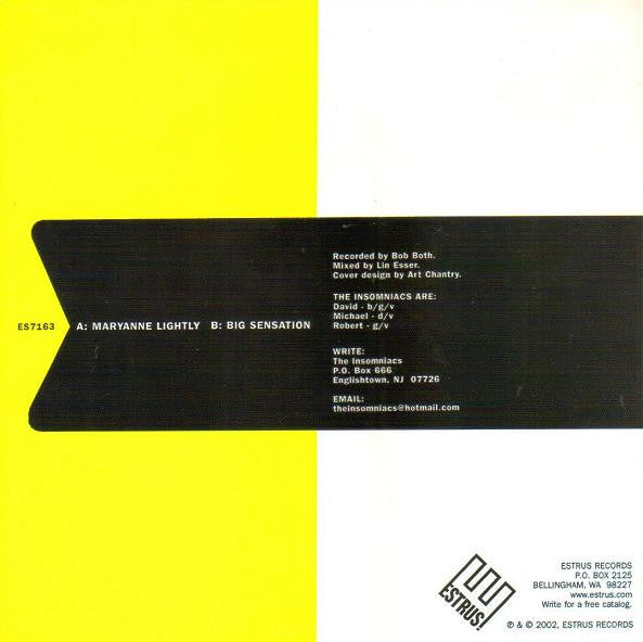 The Insomniacs : Maryanne Lightly (7", Ltd, Gre)