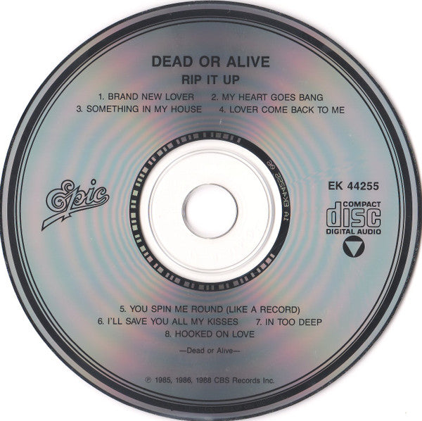 Dead Or Alive : Rip It Up (CD, Album, Comp, Mixed, RP)