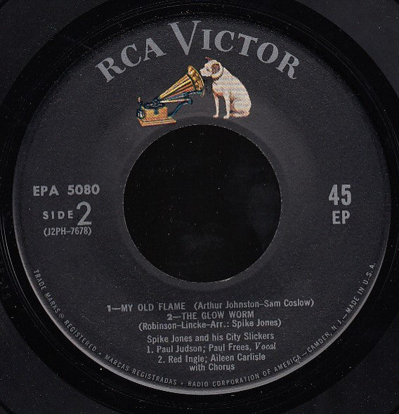 Spike Jones And His City Slickers : The Man On The Flying Trapeze (7", EP)