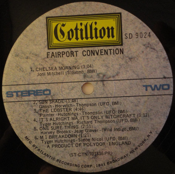 Fairport Convention : Fairport Convention (LP, Album, Pre)