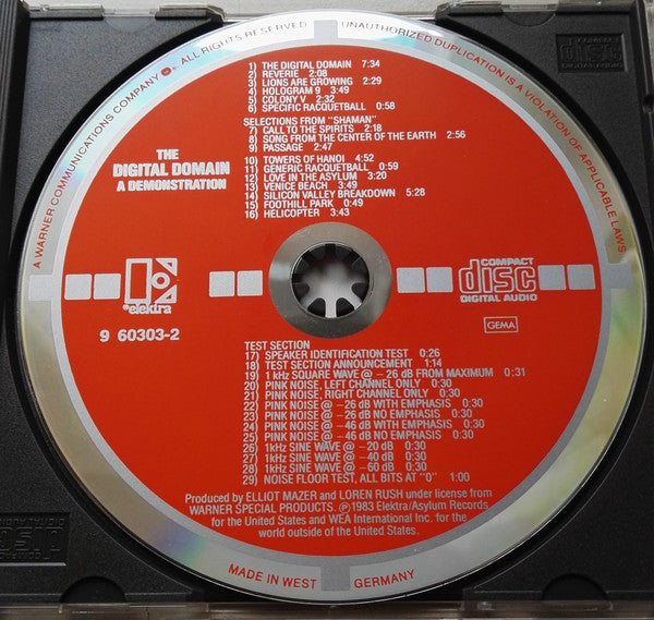 Various / No Artist : The Digital Domain: A Demonstration (CD, Album, Tar)