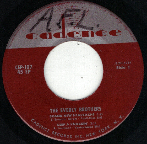 Everly Brothers : The Everly Brothers (7", EP)