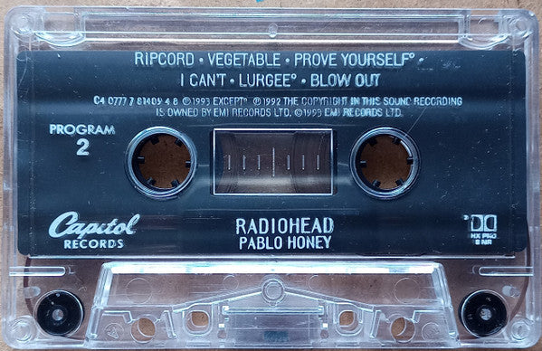 Radiohead : Pablo Honey (Cass, Album, 13 )