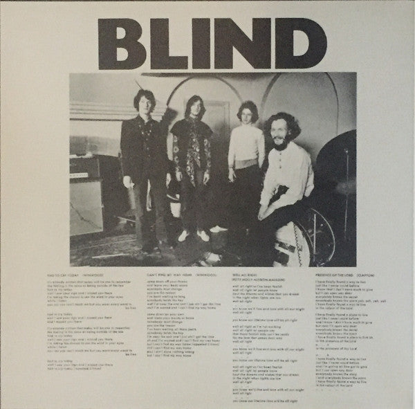 Blind Faith (2) : Blind Faith (LP, Album, RE, RM, 180)