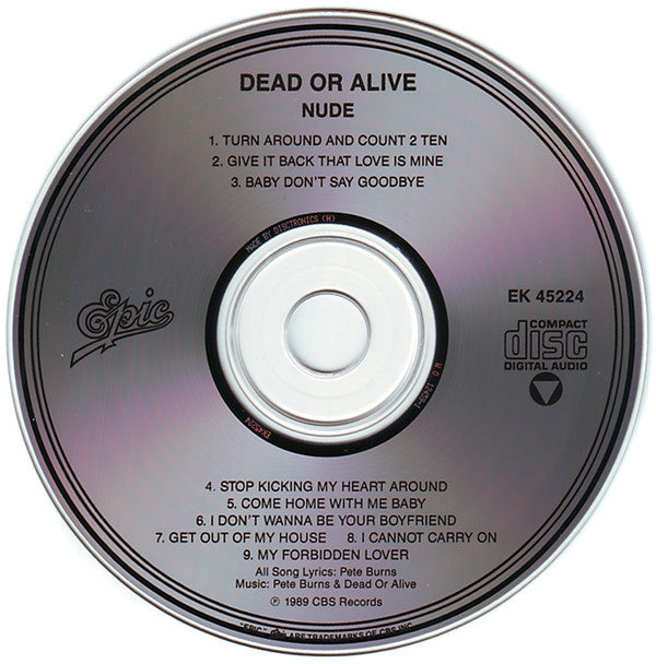 Dead Or Alive : Nude (CD, Album)