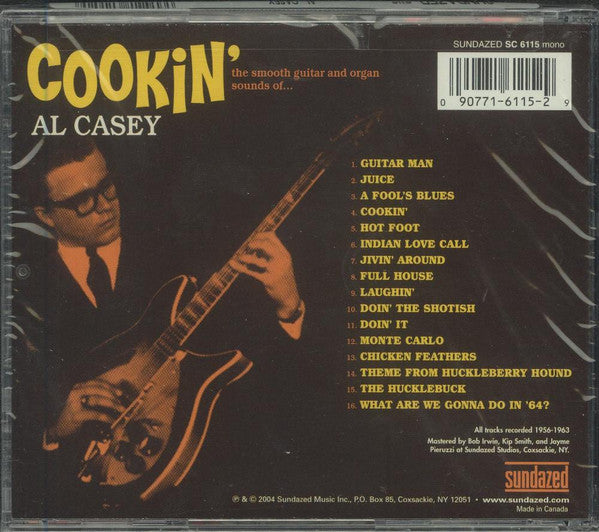 Al Casey (2) : Cookin' The Smooth Guitar And Organ Sounds Of... (CD, Mono)