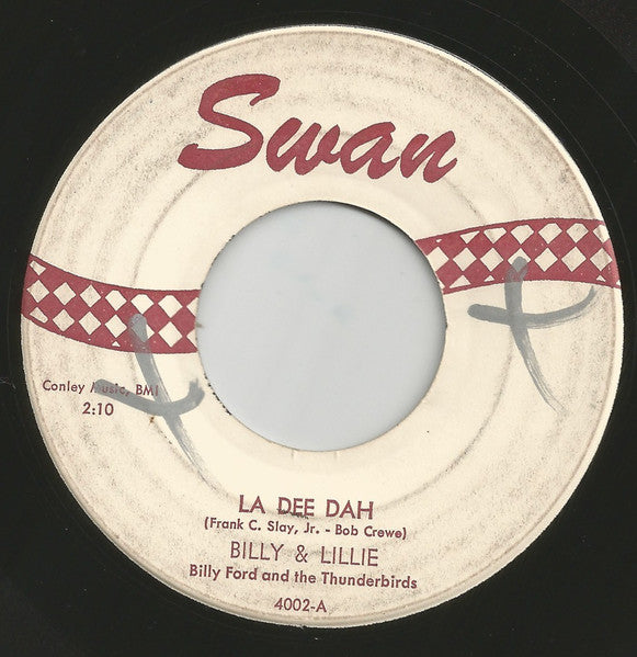 Billy & Lillie : La Dee Dah / The Monster (7", Single, Mono)