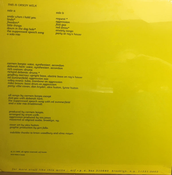 Orson Welk : This Is... (LP)