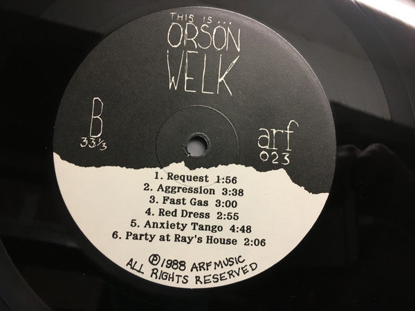 Orson Welk : This Is... (LP)