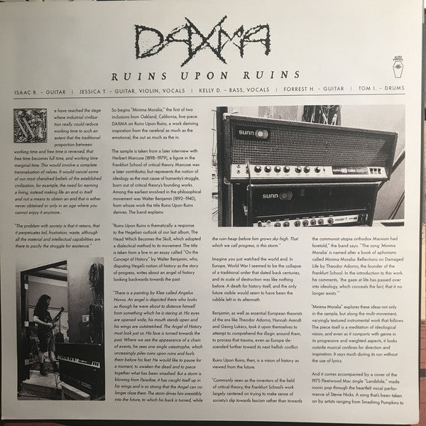 Daxma : Ruins Upon Ruins (12", Ltd, Blu)