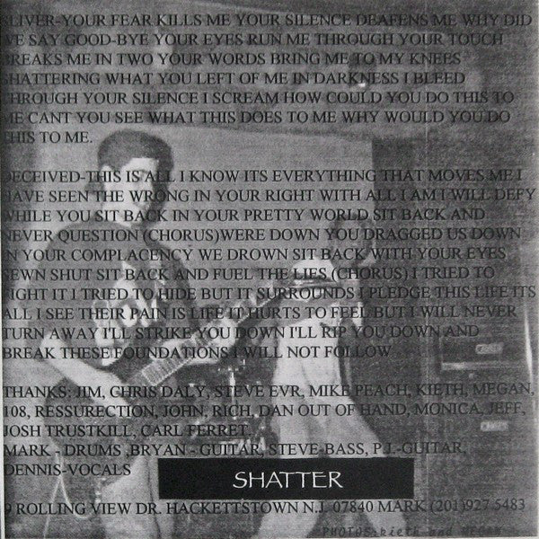 Shatter / Foreground : Shatter / Foreground (7")