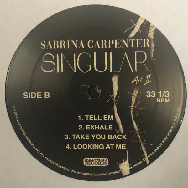 Sabrina Carpenter : Singular Act II (LP, Album)