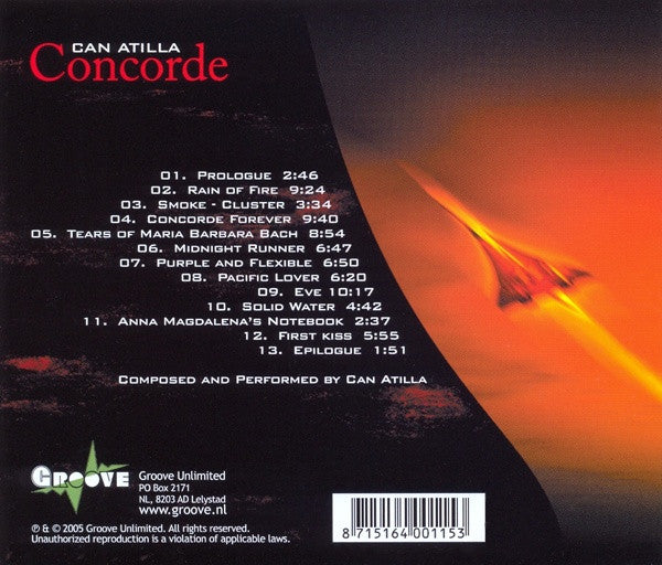 Can Atilla : Concorde (CD, Album)