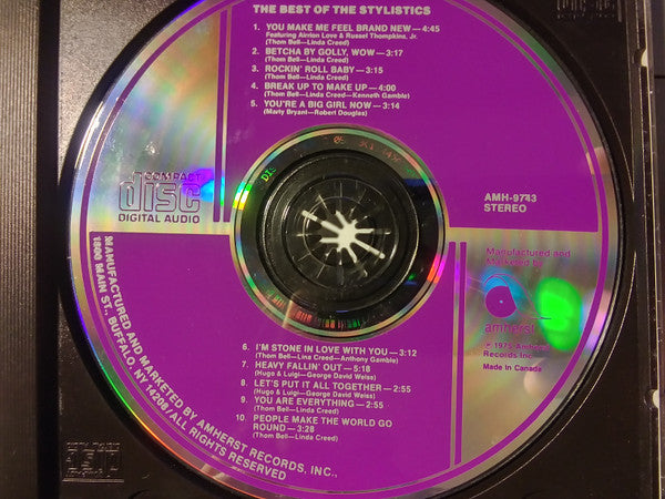 The Stylistics : The Best Of The Stylistics (CD, Comp)