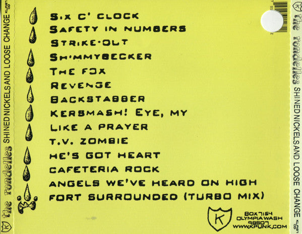 The Rondelles : Shined Nickels And Loose Change (CD, Comp)