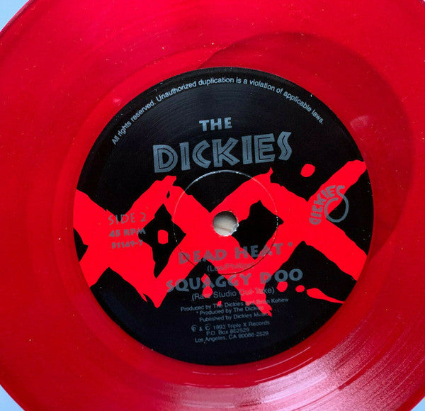 The Dickies : Roadkill (7", Single, Red)