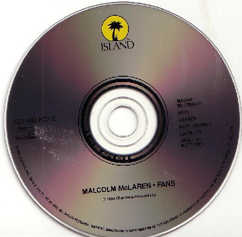 Malcolm McLaren : Fans (CD, Album, PMD)